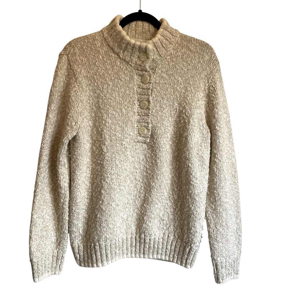 Vintage Appleseed’s Thick Chunky Cotton Knit Sweater Size Medium‎